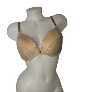 JENNIFER LOPEZ Nude Underwire Push Up Bra Womens Size 38C